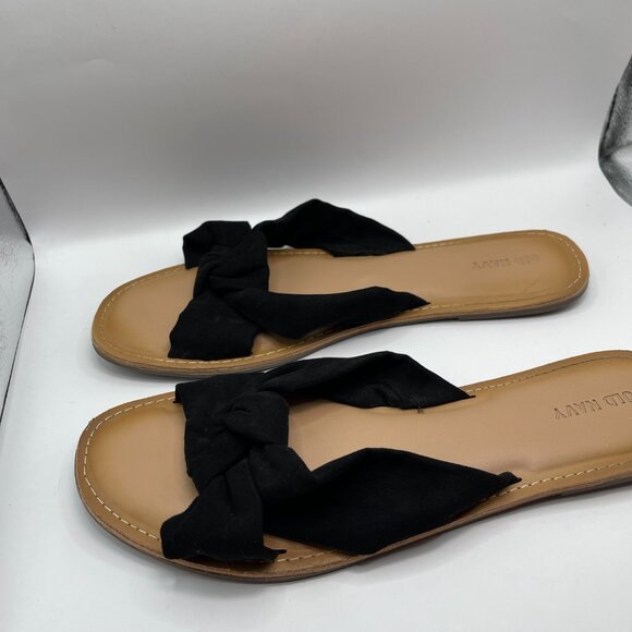 Old Navy Black Bow Sandals - Picture 6 of 7
